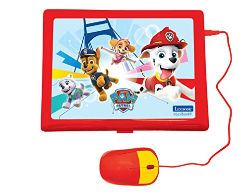 LEXIBOOK, Paw Patrol, Educational and Bilingual Laptop in English/Slovenian, Toy for children with 124 activities to learn - Image 2