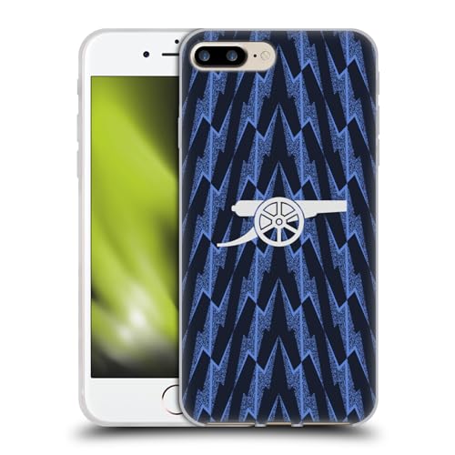 Head Case Designs Officially Licensed Arsenal FC Away 2025/26 Kit Gel Case [Military Grade Protection] Compatible with Apple iPhone 7 Plus/iPhone 8 Plus and Compatible with MagSafe