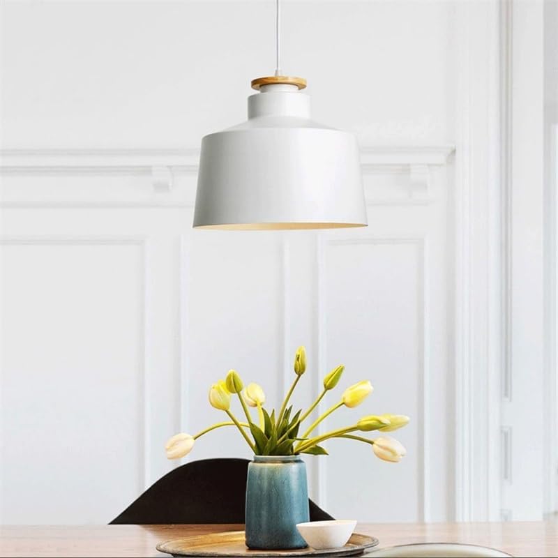 Petite suspension en fer doré lampe E27 pour plafond bas réglable - 5