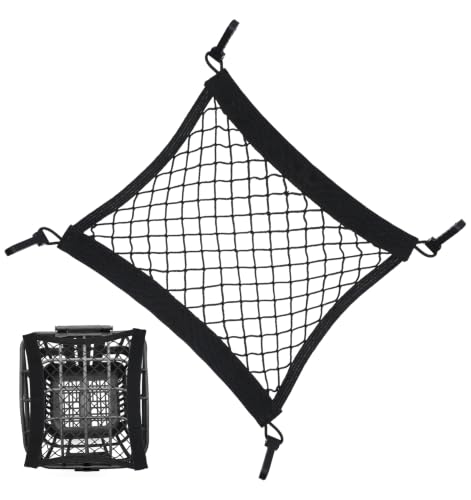 1 Pack Heavy-Duty Cargo Net for Bike Rack with 4 Hooks