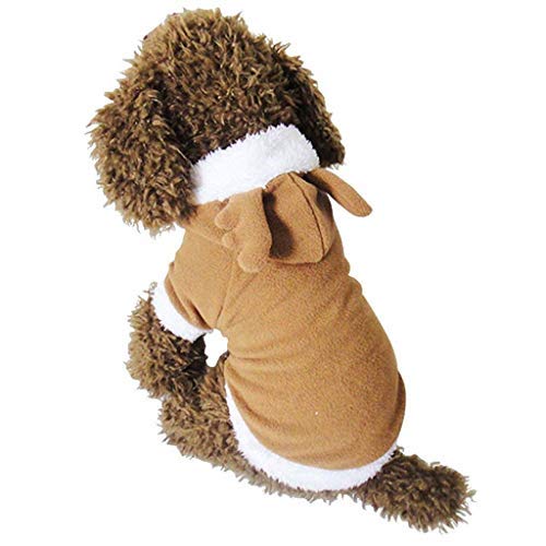 Disfraz de reno para perro y gato talla M miniatura 4