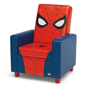 Delta Children High Back Upholstered ChairWood Spider Man