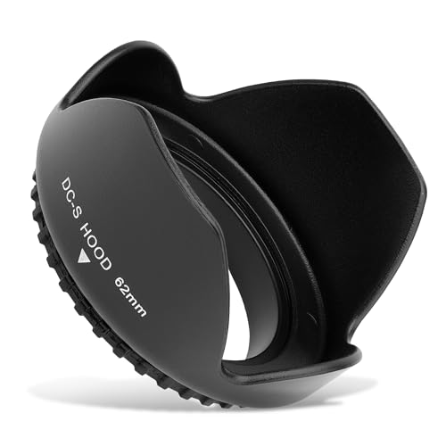 CELLONIC Ø 62mm Lens Hood Compatible for Ø 62mm Plastic Screw-in Flower/Tulip/Petal Sun Shade Protector Cover