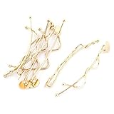 Ruilogod Haarspangen für Damen, Metallform, zum Basteln, 8 Stück, goldfarben (ID: c5f 192 59d dbc a37
