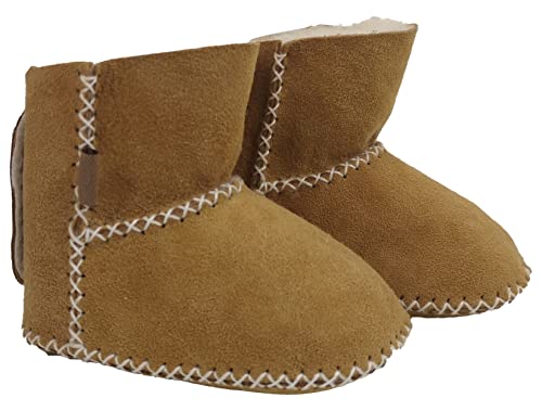 Reissner Lammfelle Engel Baby Booties Modell Paris aus Merino...