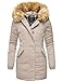 Produktbild Marikoo Damen Winter Mantel Winterparka Karmaa Beige019 Gr. XS
