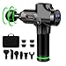 Produktbild Massagepistole für Nacken Schulter Rücken Massage Gun Massagegerät Elektrisch Entspannen mit 6 Massageköpfen und 30 Geschwindigkeiten Vibrationsgerät Muskel, Schwarz