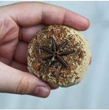 Miniatura 3 de Sagrada Madre Comprimido de incienso de defumación activada 100% sostenible. Orgánico. Vegano. Eco. Hecho a mano. 4 Unidades (Anís Canela Romero)