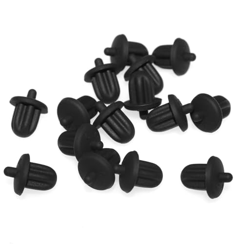 15 PCS Tapones de Goma para Puerto Jack 6.35mm Negro miniatura 4