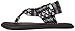 Sanuk Women's Yoga Sling 2 Sandal, Black/Natural Koa Tribal, 9 M US