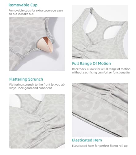 Joyspels Longline Sports Bras For Women Workout Crop Tank Tops For Women Racerback Padded Medium Support Workout Running Gym Bras For Women #TOP3