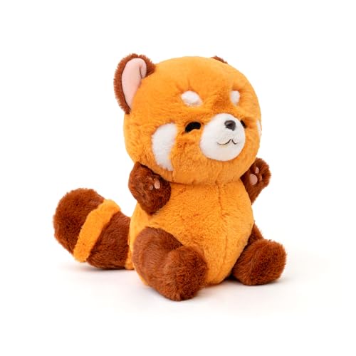 Adorlynetty Red Panda Stuffed Animal 9" Panda Plush Cute Plushie Toy Gift for Kids Girlfriend Birthday