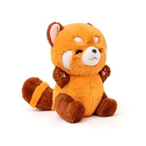 Adorlynetty Red Panda Stuffed Animal 9″ Panda Plush Cute Plushie Toy Gift for Kids Girlfriend Birthday