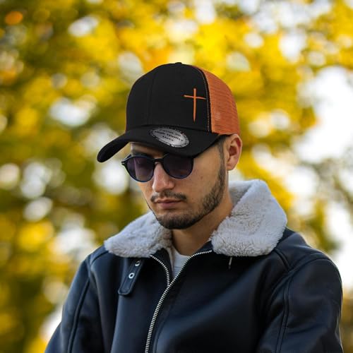 Image of Christian Hats for Men Women,Jesus Cross Hat Christian Religious Gifts for Birthday /Christmas
