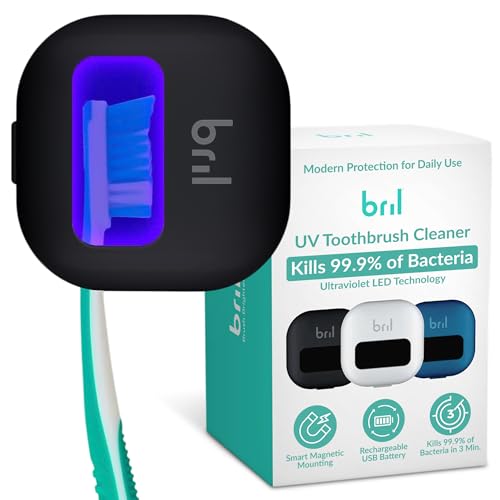 Bril UV-C Toothbrush Cleaner and Holder – Wall...
