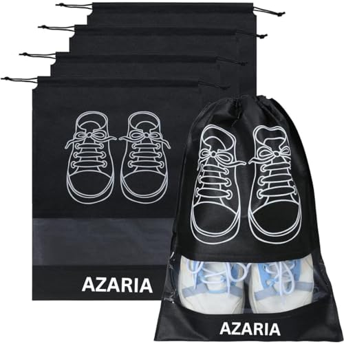 Azaria Shoe Bag for Travel & Storage 5Pcs Shoe Bags Pouches Travel | Shoe Cover for Travelling | Travel Organizer for Women & Men | Shoes Cover Bag |Travel Accessories Shoe Organizer (5 pcs Shoe Bag) 9 41SYBUoRKDL