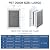 Dog Door for Wall Upgrade 2.0 with Secure Aluminum Lock, Steel Frame & Telescoping Tunnel, Double Silicone Flaps Dog Doggy Door and Cat Door for All Pets, Strong & Durable(Pets Up to 100 Lb) -Large