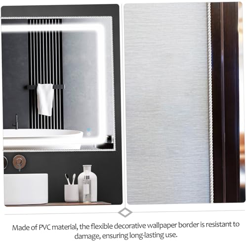 ORFOFE Descasque E Cole Bordas De Parede Guarnição Autoadesiva Guarnição De Moldagem Descasque E Col