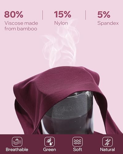 BAMBOO COOL Women's Thongs No Show Underwear Mid Waisted Seamless Pantie Tagless 6 Pack3