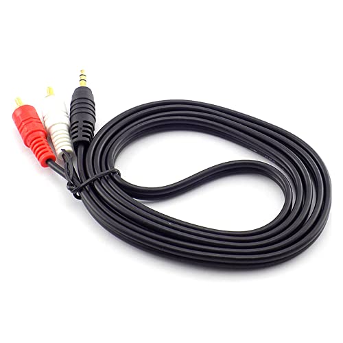Cable adaptador Jack 3.5mm a 2 RCA 5 m miniatura 6