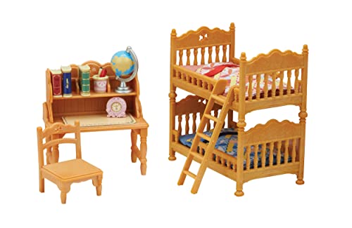 Habitación de los niños Sylvanian Families 5338 con cama doble para crear historias en familia 4