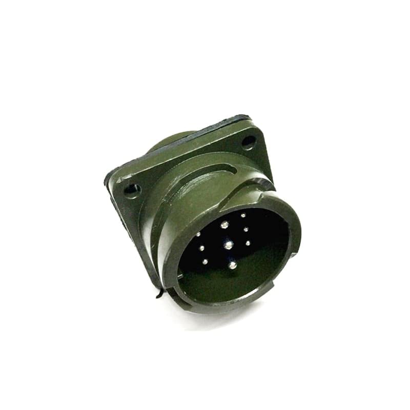 Military Spec Connectors MS3102A20-18 Circular Connector MIL-DTL-5015 Series Box Mount Receptacle 9 Contacts Solder Pin Bayonet Connector