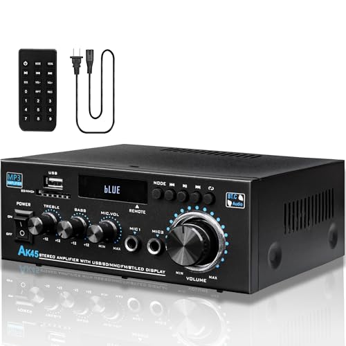 AK45 BluetoothXeIV[o[&Av z[I[fBIp 300Wx2 2`l HiFiAv FMWIt USB/SD/MIC nC/[g[ JIP&p[eB[z[XeIVXep