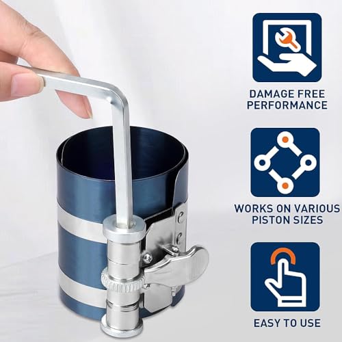 Zuigerveercompressor, Motorzuigerveercompressorgereedschap Installateur 53 Tot 175 Mm 3 Inch Ratel - Afbeelding 3