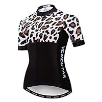 Hotlion Sommer-Fahrradtrikot, atmungsaktiv, für Damen, Mountainbike-Trikot, schnelltrocknend, kurzärmelig, Fahrradbekleidung, XL