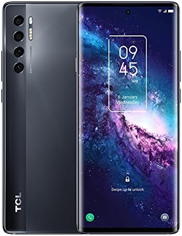 TCL 20 Pro 5G Unlocked Smartphone with 6.67” AMOLED FHD+ Display, 48MP OIS Quad Camera, 6GB+256GB, 4500mAh Battery, US 5G Verizon Cellphone, Moondust Gray (Does not Support Sprint/AT&T 5G)