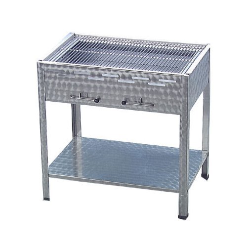 Holzkohlegrill 4 mit Standfüssen Edelstahl