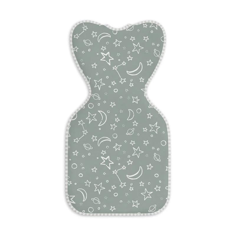 Image of Love To Dream Swaddle UP, Baby Sleep Sack, Twin Zipper For Easy Diaper Changes, Arms UP Position, Hip-Healthy, Lightweight & Breathable, Moderates Temperatures 20-24C, Small 1-3 Months, Olive