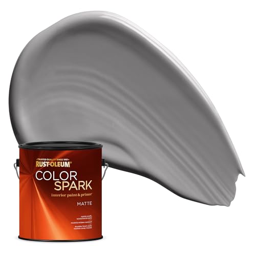 Image of Rust-Oleum Color Spark Interior Paint and Primer in One, Matte, Semi Precious, 1 Gallon
