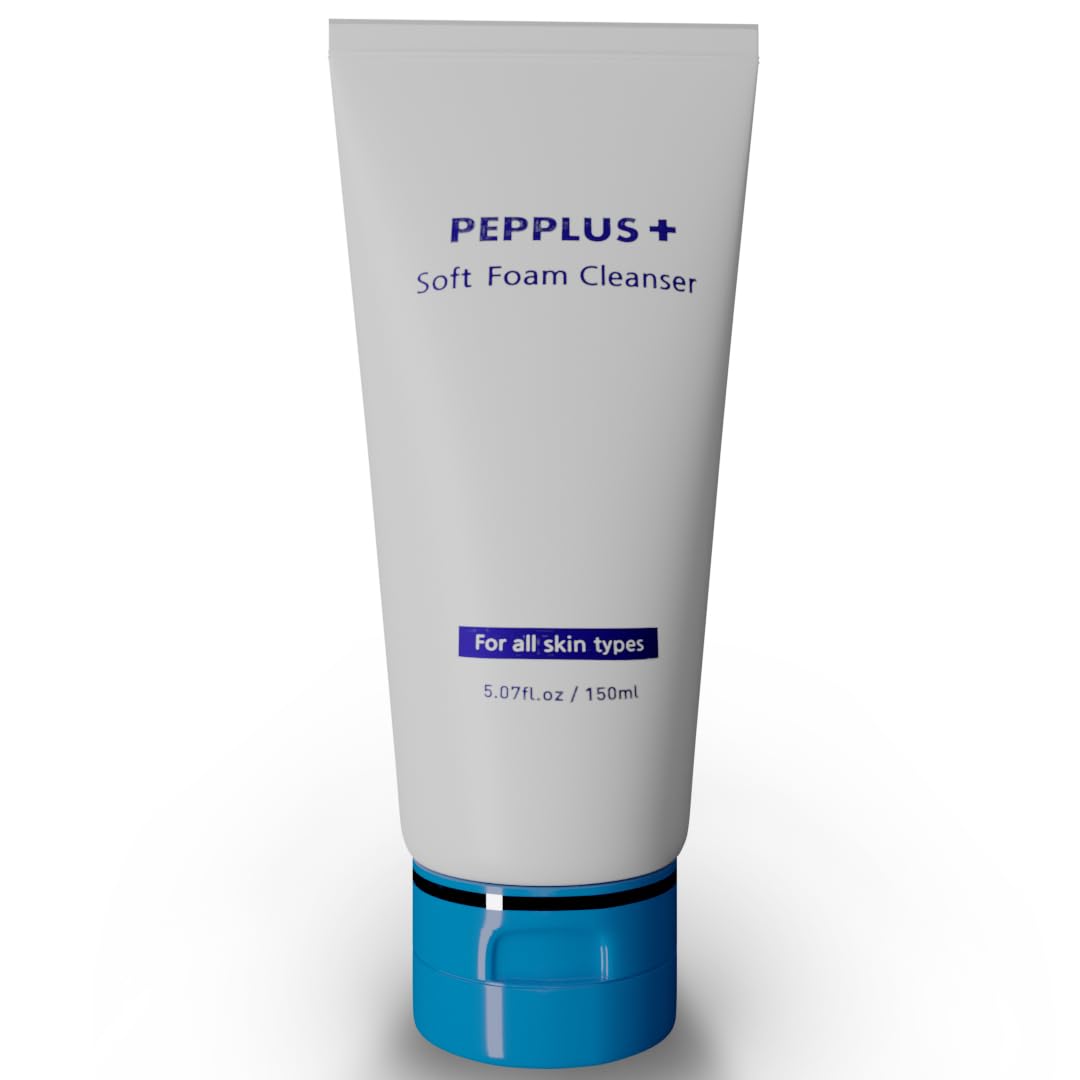 korean Soft Foam face Cleanser wash for sensitive skin face wash,facial cleanser lifting, firming, hydrating,clear oily and acne skin for daily use,also moisturizing for dry skin, 150ml