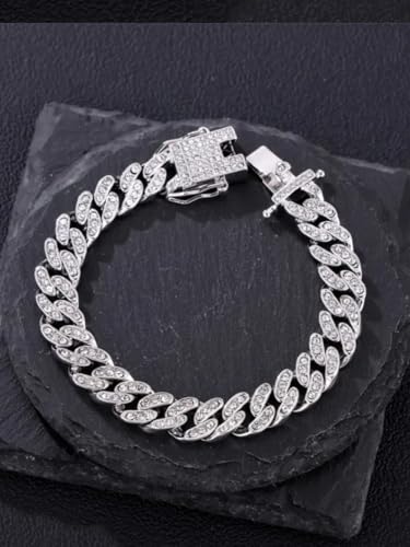Image of Fancy Cuban adjustable link bracelet for unisex stylish anti tarnish Bracelet for women man boys girls accessories mc stan Jewellery cuff bracelet gifts