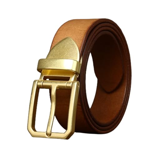 AGUTALITHIC Full Grain Leather Belt Men Women Western Cowboy Strap
