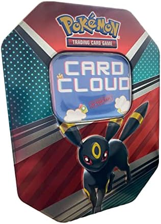 Card Cloud - Pokemon Mystery Tin Bundle - 80 Pokemon Cards plus Assortment of 'Mystery Items'