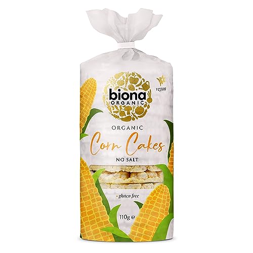 Biona Organic - Corn Cakes - Plain No Salt - 110g (Case of 12) image 3