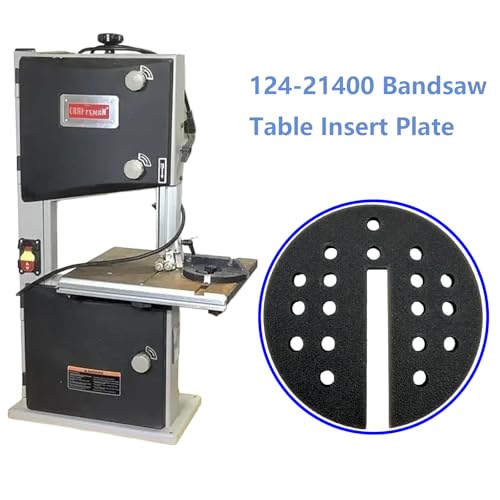 124-21400 Bandsaw Table Insert Plate for Craftsman 10\" Band Saw (2.35\" x 1/8\")