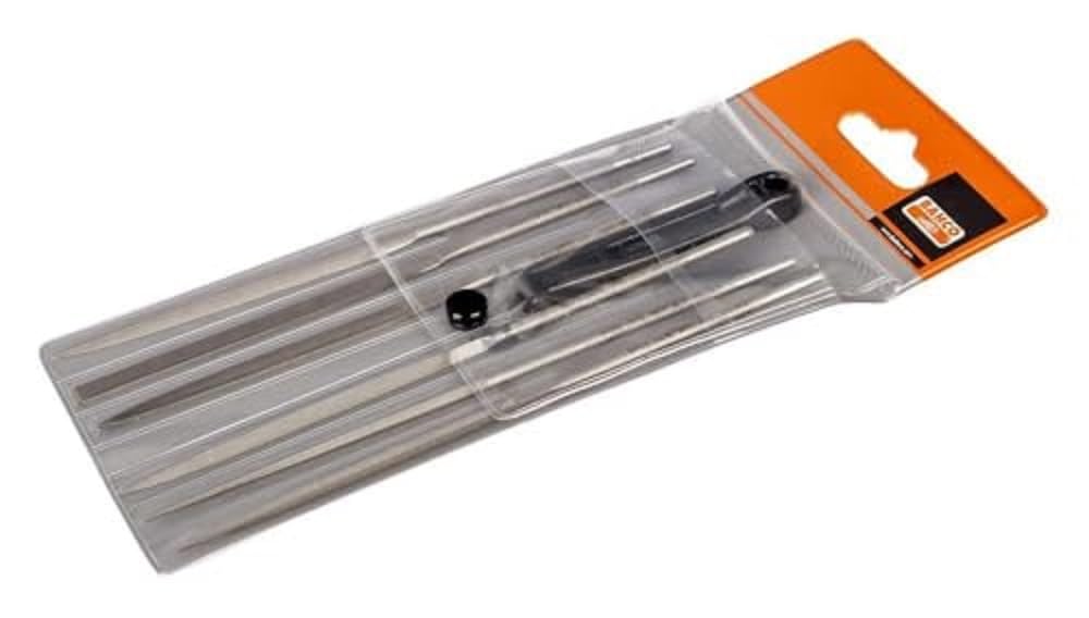 Bahco 2-470-16-2-0 Needle File Set Of 6 Cut 2 Smooth 160Mm (6.2In)