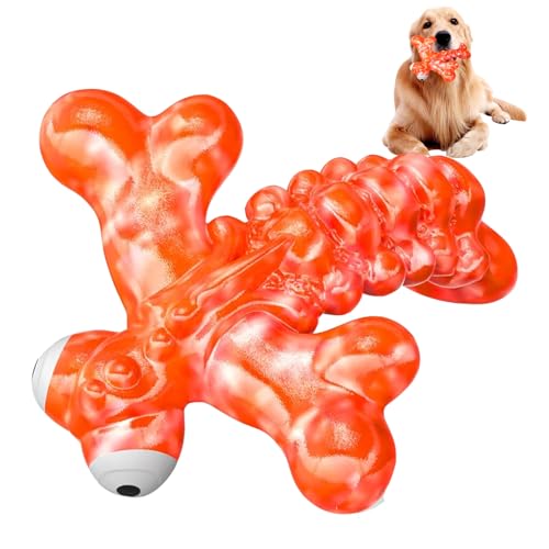 Large Dog Toys for Aggressive Chewer: Indestructible Dog Toys - Large Dog Toys - Bacon Flavored Dog Chew Toy for Large Medium Breed - Tough Dog Chewing Toys