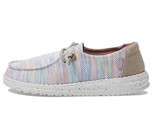 Image of HEYDUDE Youth Wendy Stretch Aurora White Multi 3