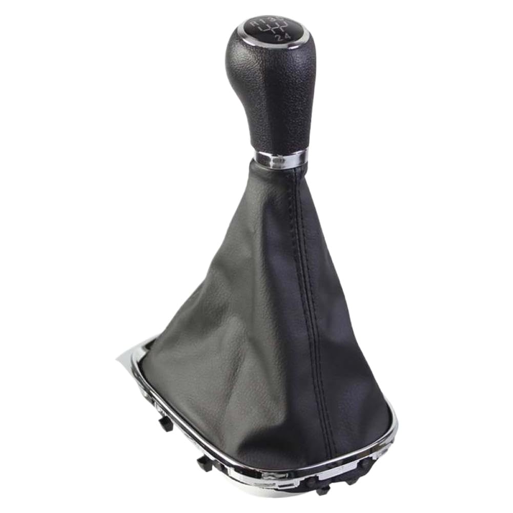 Zdsaaenar Color Name: Black 5 Speed Gear Shift Knob With Gaiter Boot Cover Compatible With Trax Standard 2011 2020 5 Speed Mt And 6 Speed Mt(Color Name: Black 5 Speed)