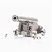 Sunny Hill Mini Stainless Steel 18th Century Naval Warship Cannon Handmade Military Model