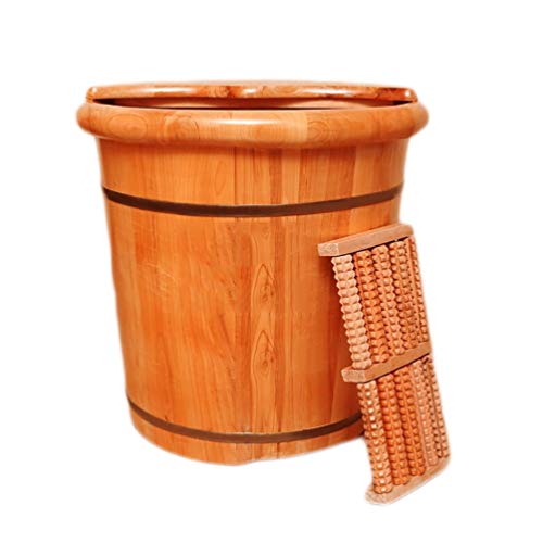 Masajeador Spa de Pies Barril de Madera Grande