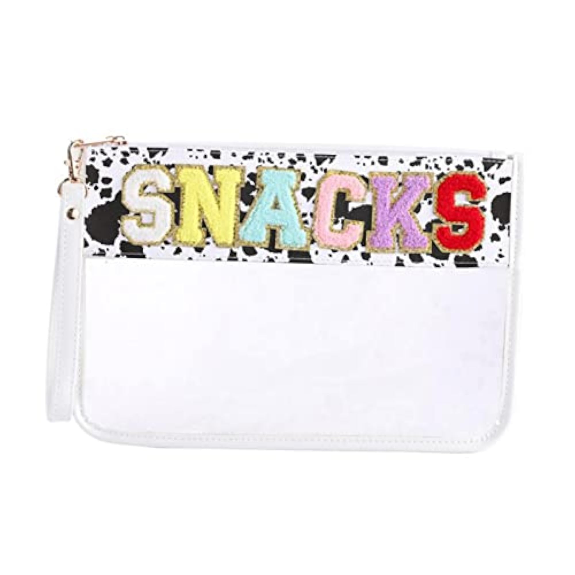 Transparent Cosmetic Bag Bath Toiletry Wash Bag, Black Spots
