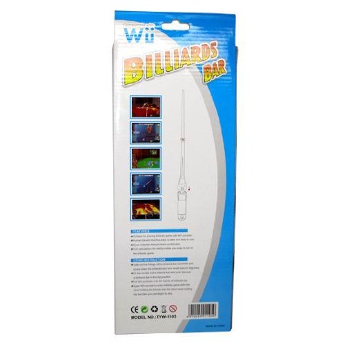 Nintendo Wii Compatible Pool Cue Accessory