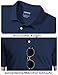 TACVASEN Poloshirts Herren Sommer Atmungsaktiv Polo Shirts Männer Quick Dry Tshirts Leicht Polohemd (XL, Marineblau)