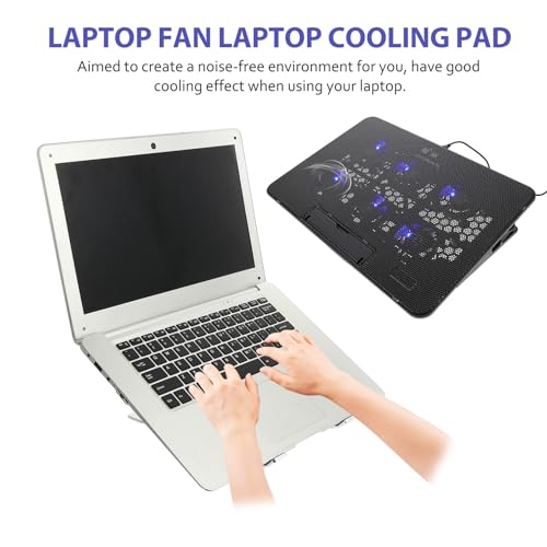 Base enfriadora para laptop con ventiladores silenciosos 15.6" miniatura 6