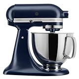 KitchenAid Artisan Food Processor Tilting Food Processor Dough Kneading Machine with 3 Accessories and Stainless Steel Bowl 4.8 L Ink Blue